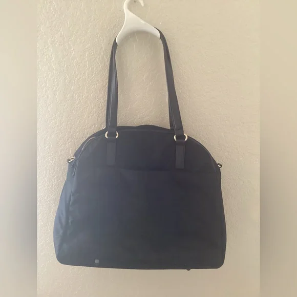 Lo & Sons Women's Laptop Bags Black Purple Lavender Large 13” - Picture 2 of 12